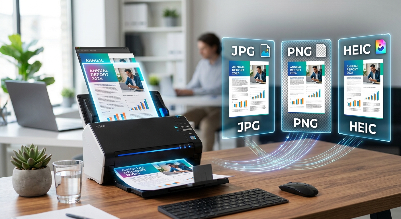 Saving Document Scans as JPG, PNG, or HEIC Without Losing Quality